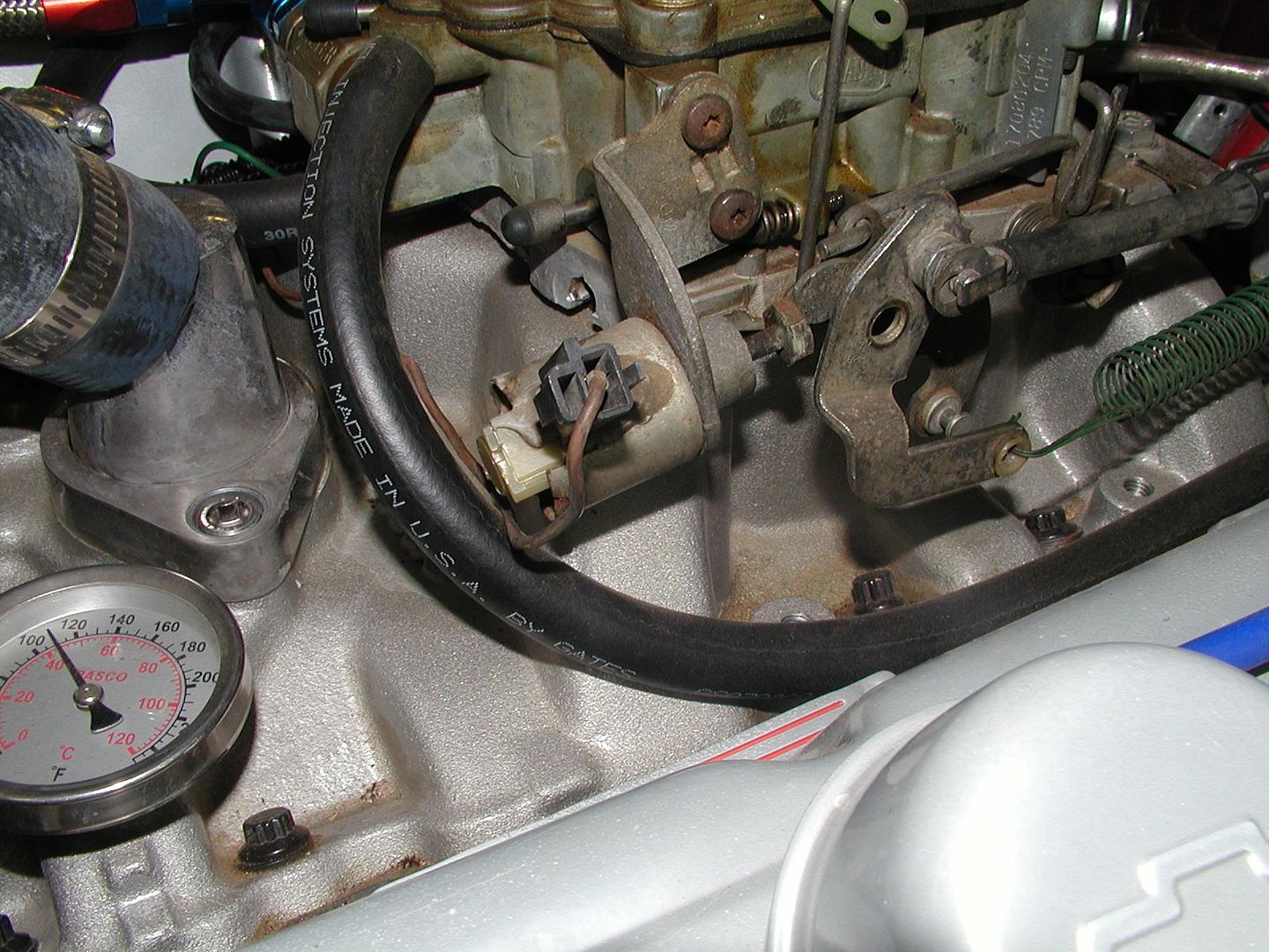 Quadrajet Idle Stop Bracket Chevelle Tech